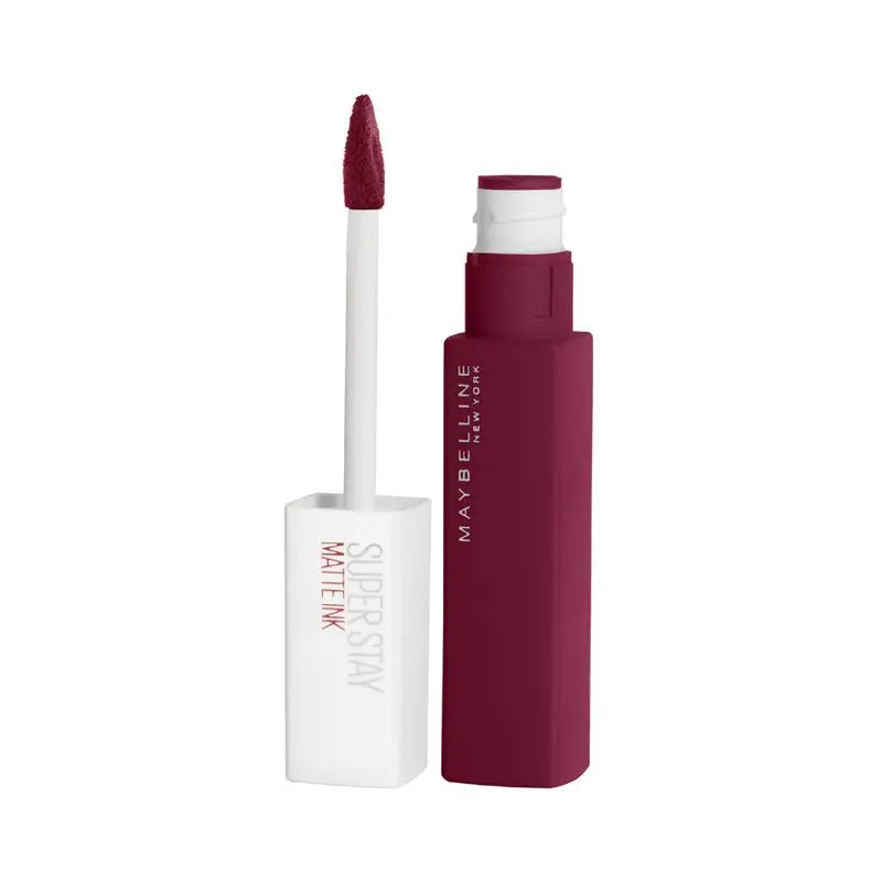 Maybelline New York Superstay Matte Ink Rouge à lèvres mat longue tenue Teinte 115 Fondateur Couleur Vin