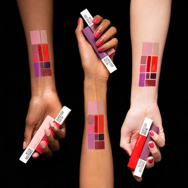 Maybelline New York Superstay Matte Ink Rouge à lèvres mat longue tenue Teinte 50 Voyager Wine Colour