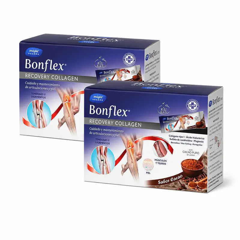 Máyla Pharma Bonflex Recovery Collagen Cacao Pack 2 x 30 sticks