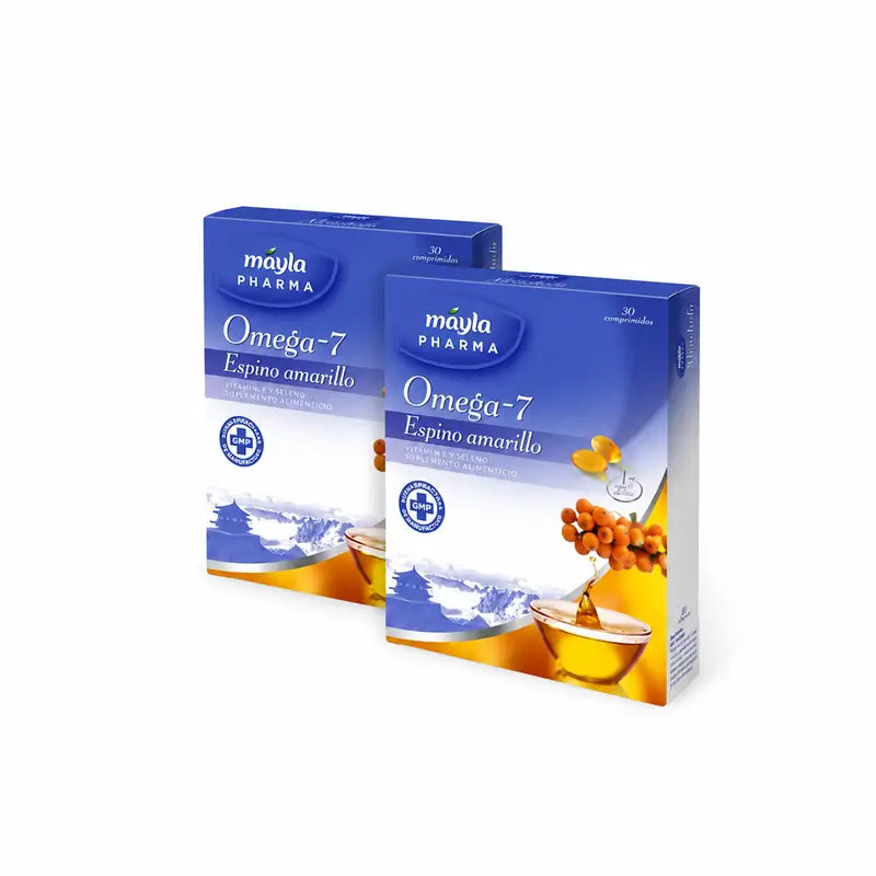 Máyla Pharma Omega-7 Sea Buckthorn Pack 2 x 30 gélules