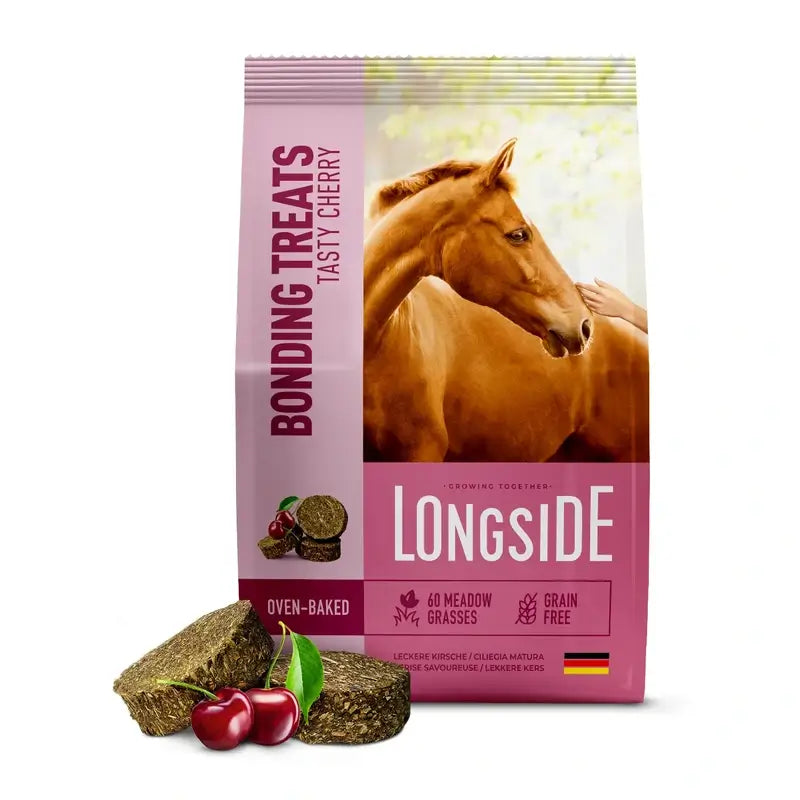 Mealberry Longside Bonding Treats Horses Cherry, 500g