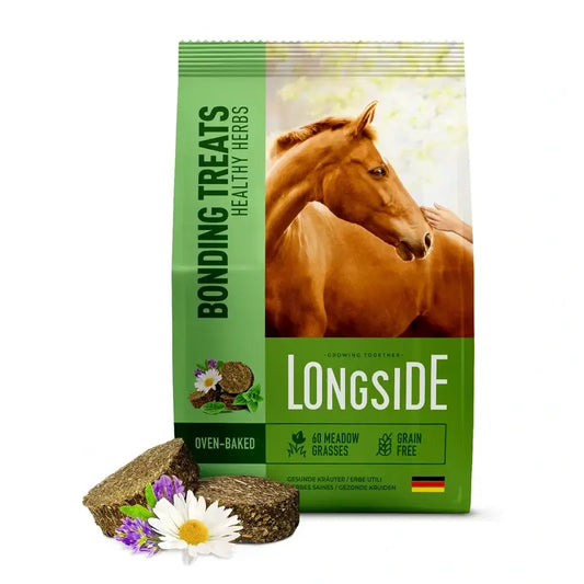 Mealberry Longside Bonding Treats Chevaux Herbes Naturelles, 500g