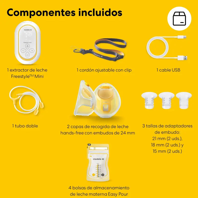 Tire-lait électrique double mains libres Medela Freestyle Mini