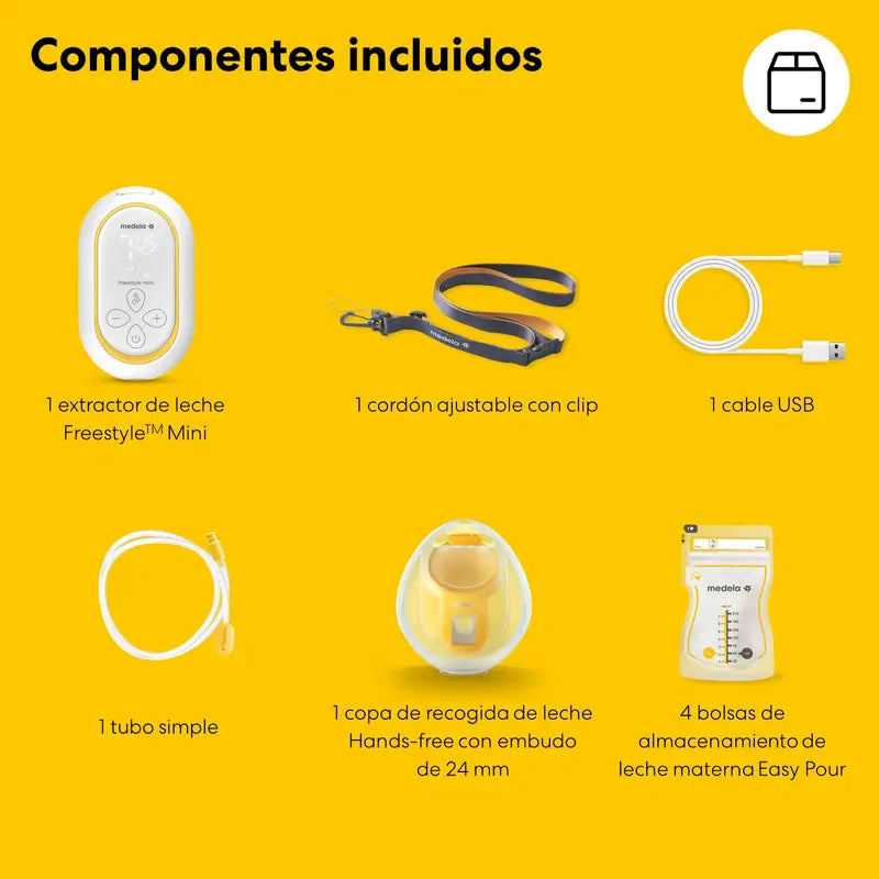 Tire-lait électrique simple Medela Freestyle Mini Hands Free