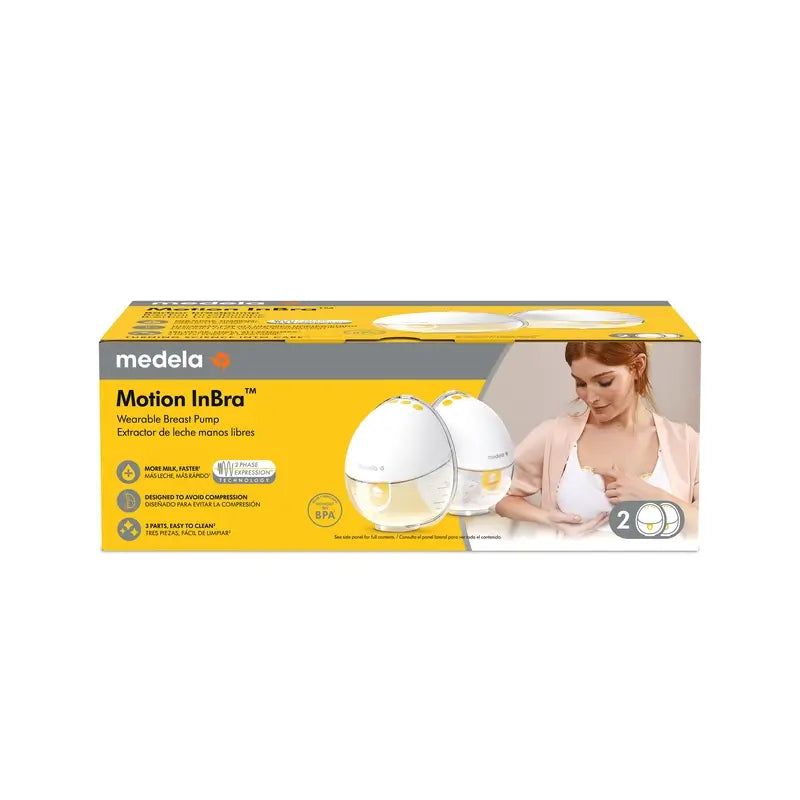 Medela Motion Inbra Double Tire-lait mains libres sans fil