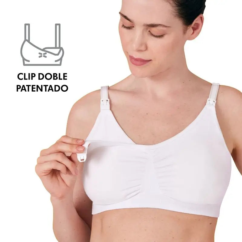 Soutien-gorge d'allaitement et de drainage Medela 3-In-1-M Blanc, 1 pc.