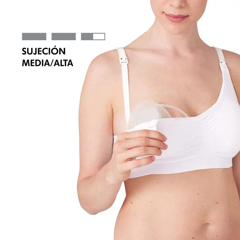 Soutien-gorge d'allaitement et de drainage Medela 3-In-1-S Blanc, 1 pc.