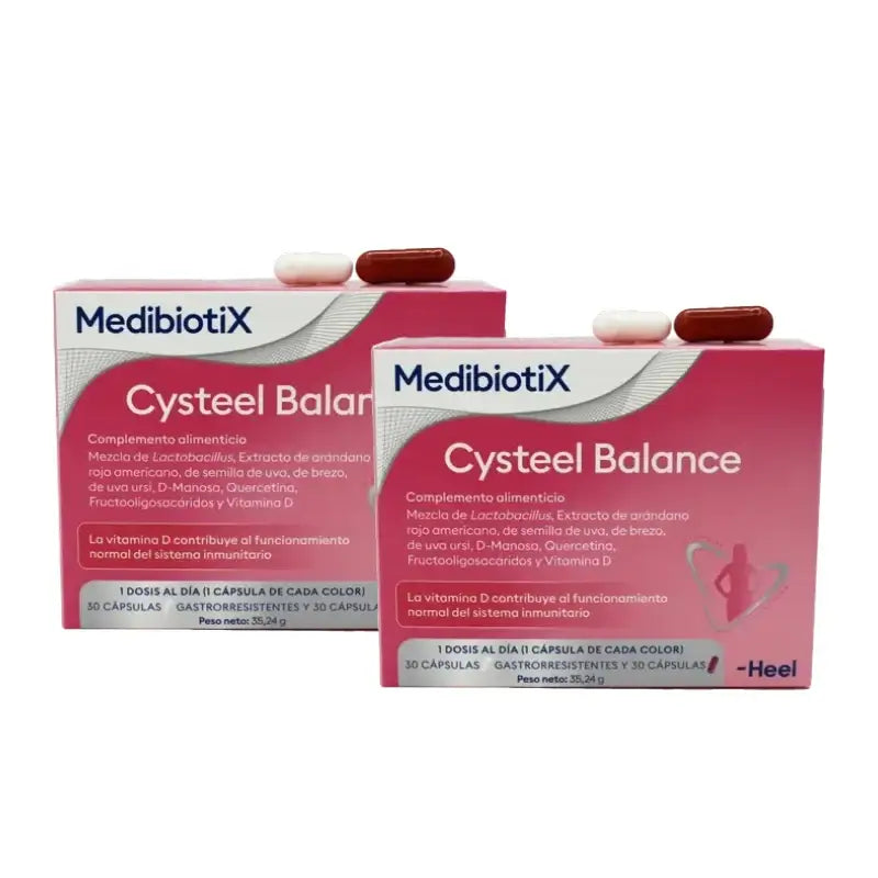 Medibiotix Cysteel Balance, complément alimentaire, 2 x 60 gélules