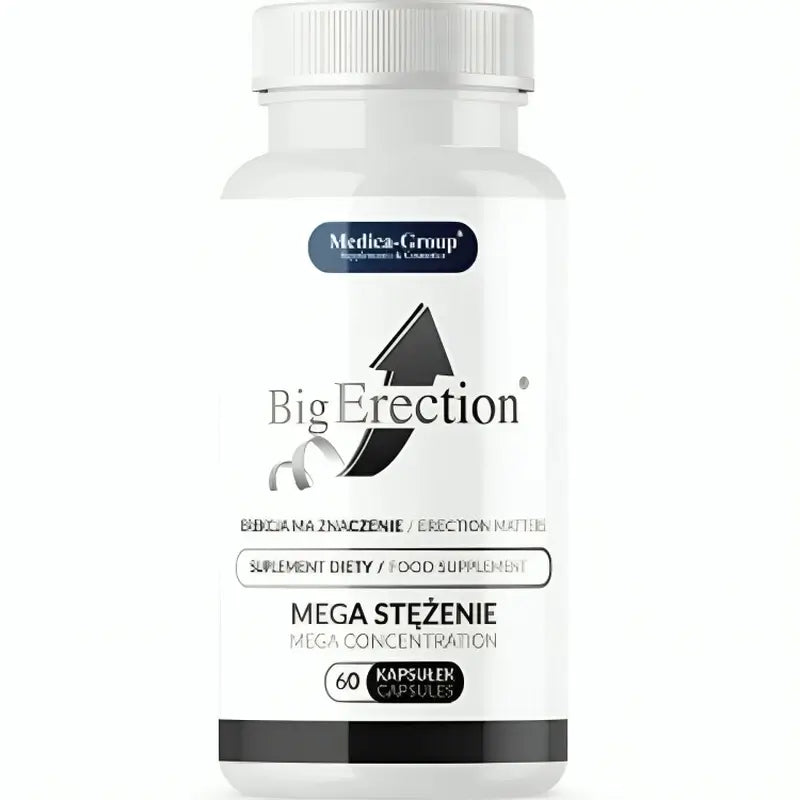 Medica Group Bigerection Supplément alimentaire naturel pour la vitalité masculine et la performance intime, 60 capsules