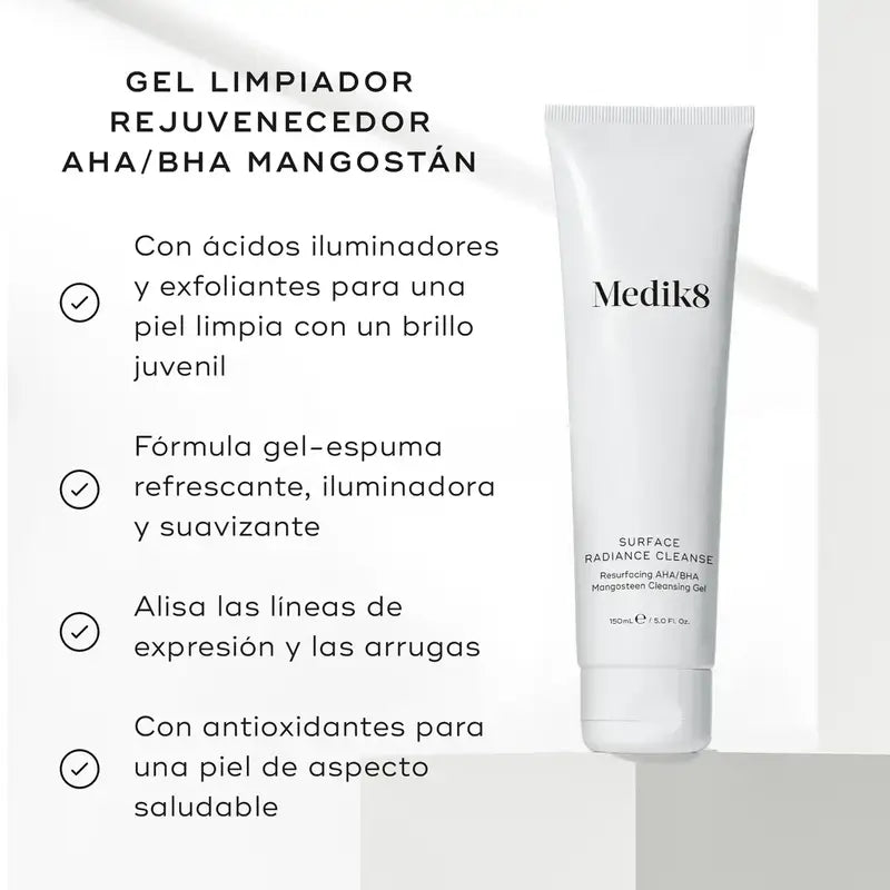 Medik8 Surface Radiance Cleanse, 150 ml