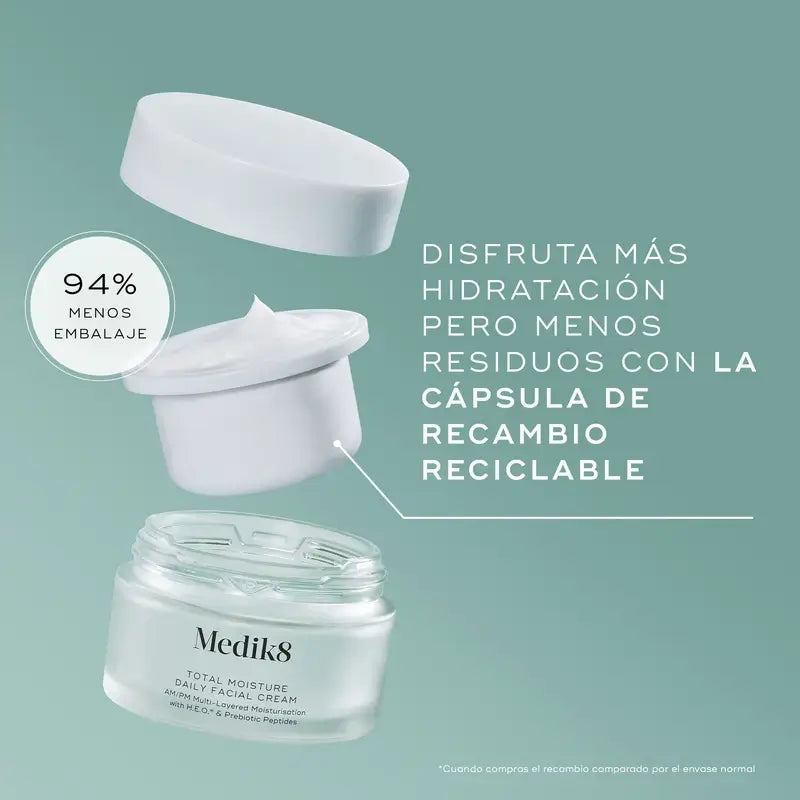 Medik8 Total Moisture Daily Facial Cream Recharge, 50 ml