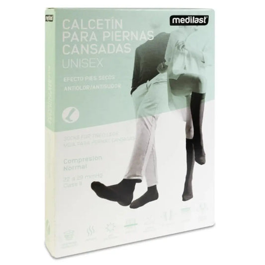 Medilast Socks 300 Black Extra Large