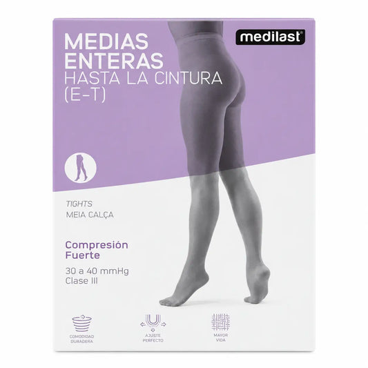 Medilast Strong Comp Pantyhose Noir T/3