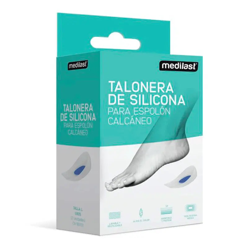 Medilast Silicone Heel Pad Size Slast Silicone Heel Pad Size S