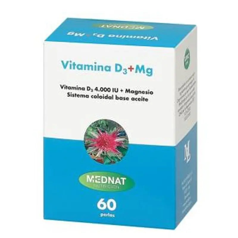 Mednat Vitamin D3 + Magnesium 60Pearls