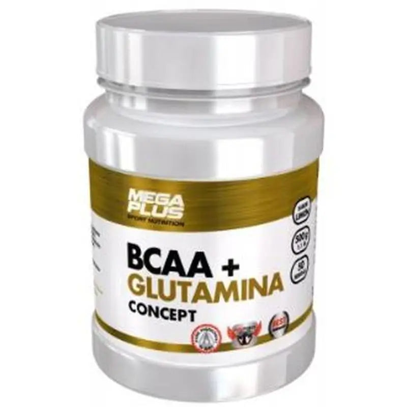 Mega Plus Bcaa+Glutamine Concept Lemon 500Gr.