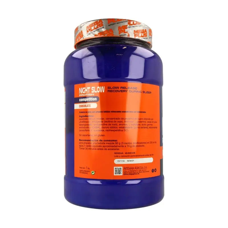 Mega Plus Night Slow Protein Compétition Goût Chocolat 1Kg