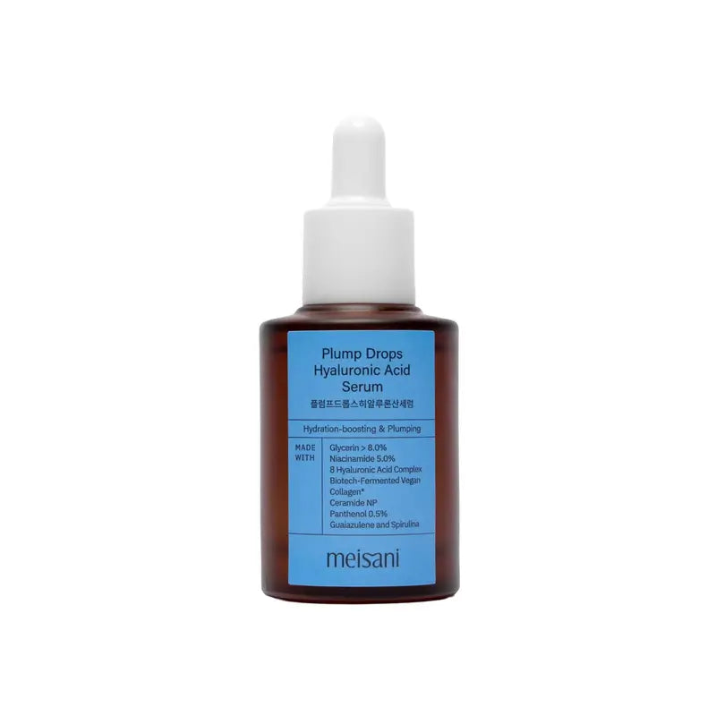 Sérum à l'acide hyaluronique Meisani Plump Drops, 30 ml