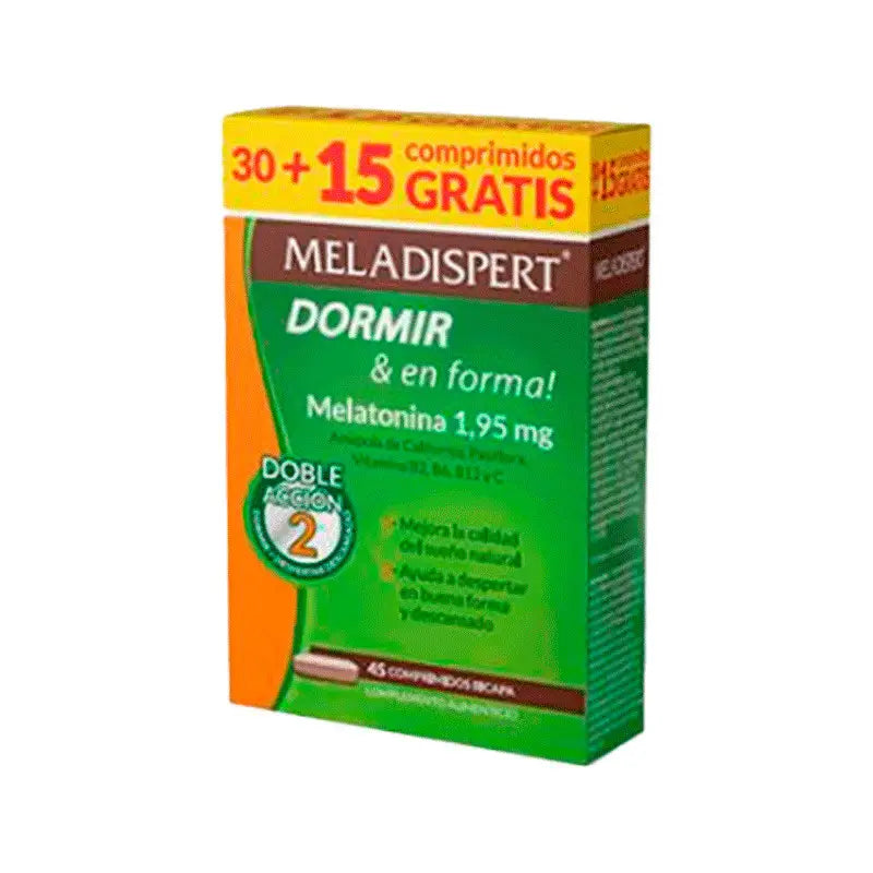 Meladispert Sleep & Fitness 1.95 mg, 30+15 tablets