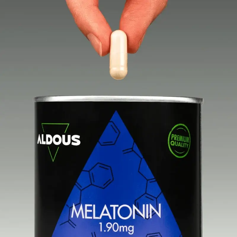 Aldous Labs Melatonin avec 5Htp, Magnésium, Valériane et Vitamine B6
