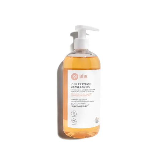 Meme Huile démaquillante pour le visage et le corps, 500 ml