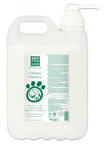 Menforsan Silk Protein and Argan Oil Shampoo 5L