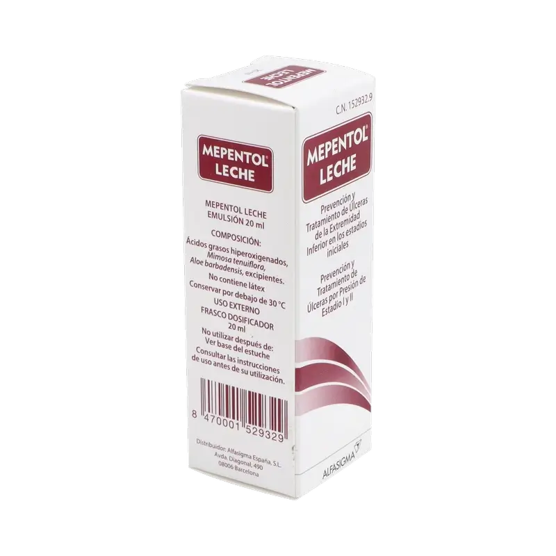Mepentol Lait émulsion contre les plaies, 4 x 20 ml