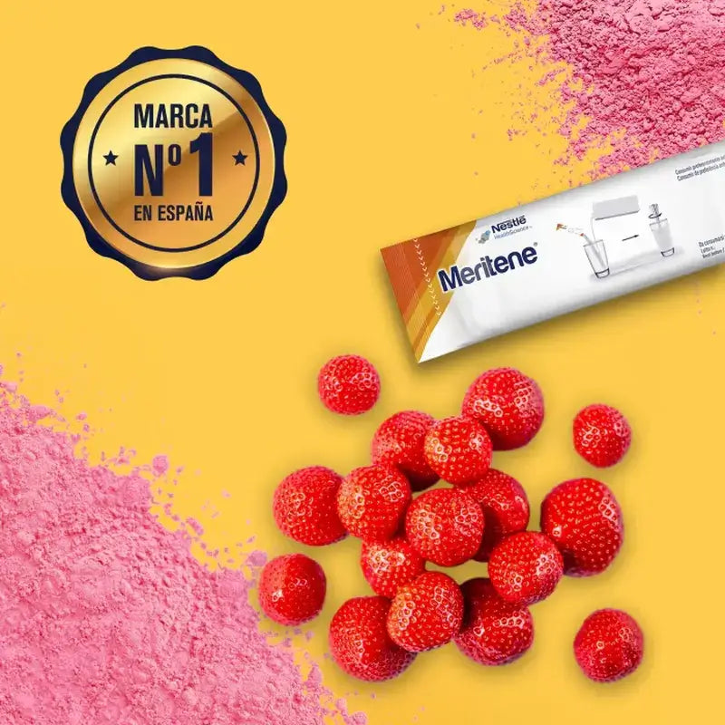 Meritene Shake Force et Vitalité Goût Fraise, 15 sachets x 30 g