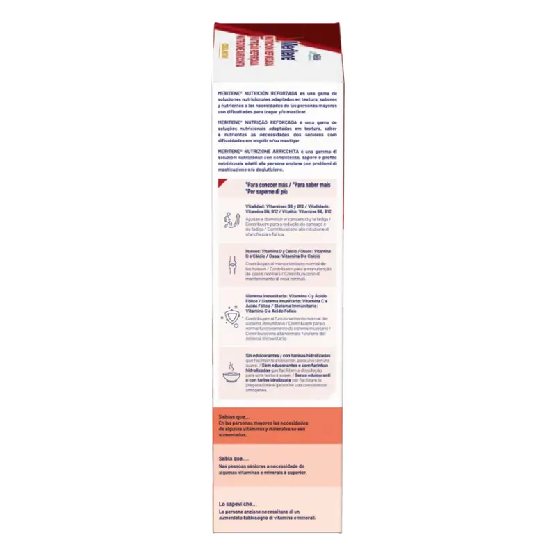 Meritene Nutrition Renforcée Céréales Instantanées - Multifruit , 1 sachet de 520 g