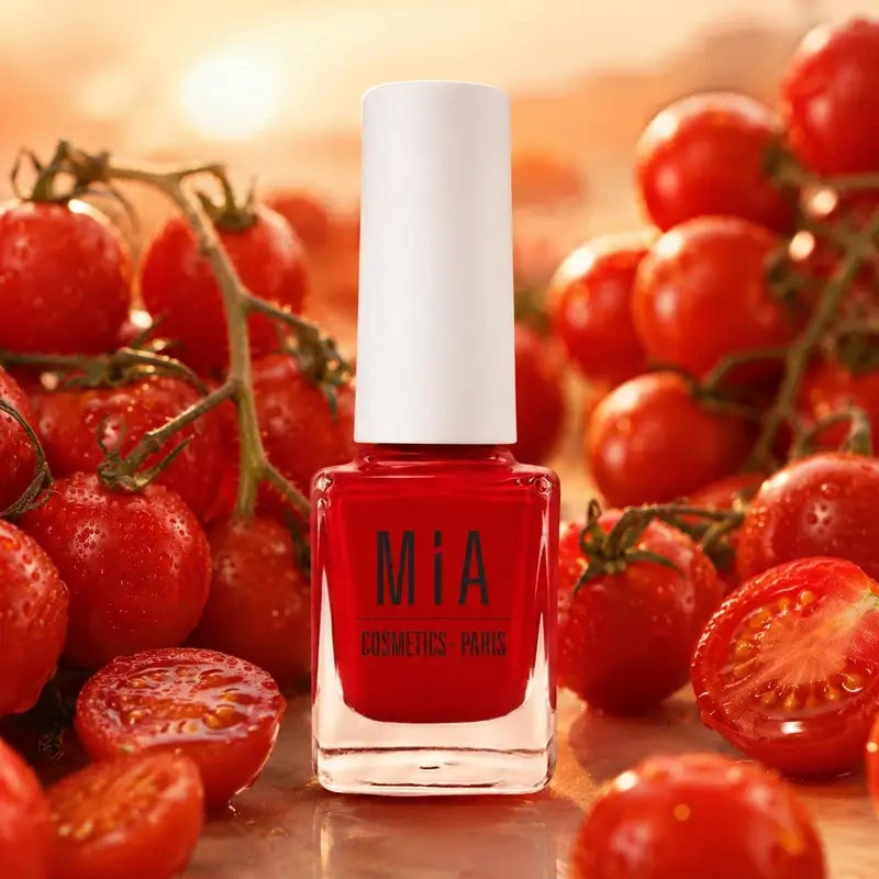 Mia Cosmetics Paris, vernis à ongles « Tomato Red Radiant Glow », 11 ml