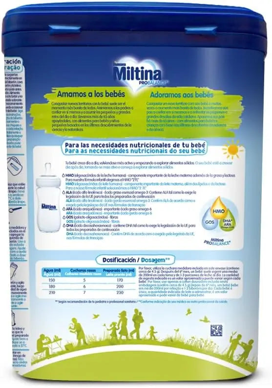 Miltina 2 lait maternisé Probalance, 800g