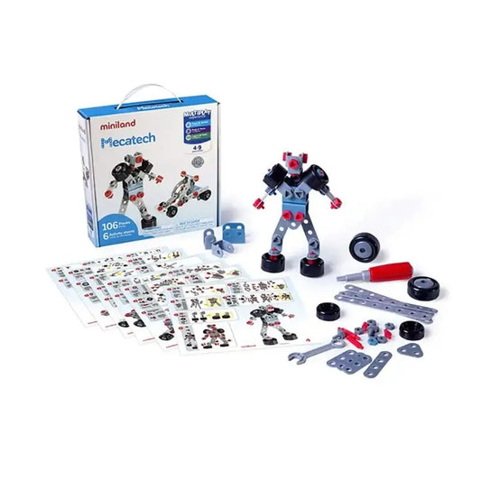 Miniland Mecatech Construction Set (106 Pieces)