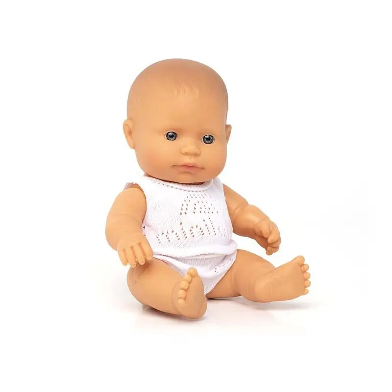 Miniland Caucasian Baby Doll 21 Cm
