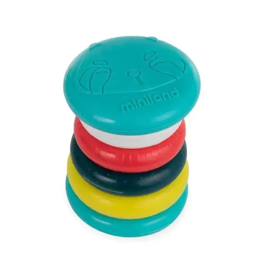Miniland Sensory Stacking Ring Roller for Babies