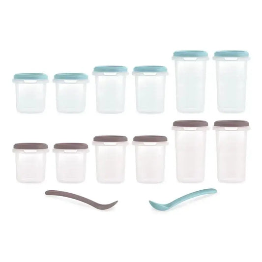 Miniland Set Of 12 Hermisized Terra Airtight Sets (200Ml, 250Ml & 330Ml)