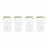 Miniland Set de 4 Hermisized Airtight Mint 330Ml