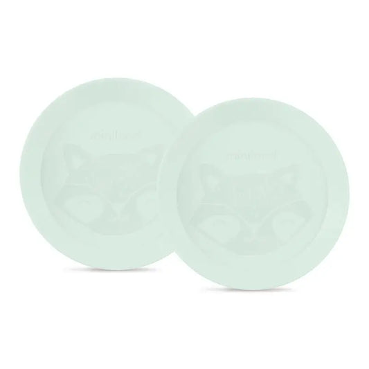 Miniland Children's Round Plate Set Mint
