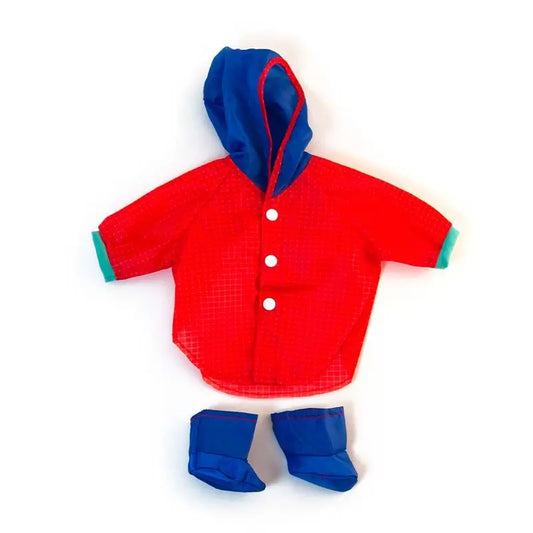 Miniland Rain Suit With Boots For Doll 38 Cm