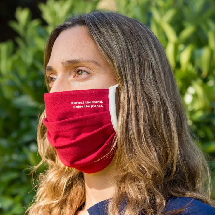 Masque Miss Wood - Masque en tissu rouge - Cavalerie 1 pièce