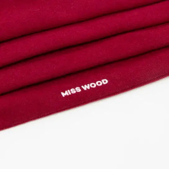 Masque Miss Wood - Masque en tissu rouge - Cavalerie 1 pièce