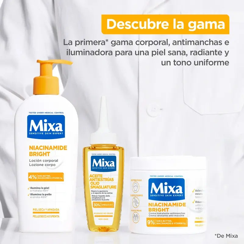 Mixa Crème anti-taches à la niacinamide, 400 ml