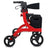 Mobiclinic Grand cadre de marche à quatre roues - pliable - siège et dossier - panier avant - moderne - invaincu X1