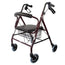 Mobiclinic Aluminium Folding Walker with Seat and Backrest