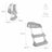 Siège de toilette pliant pour enfants Mobiclinic Lala Grey & White