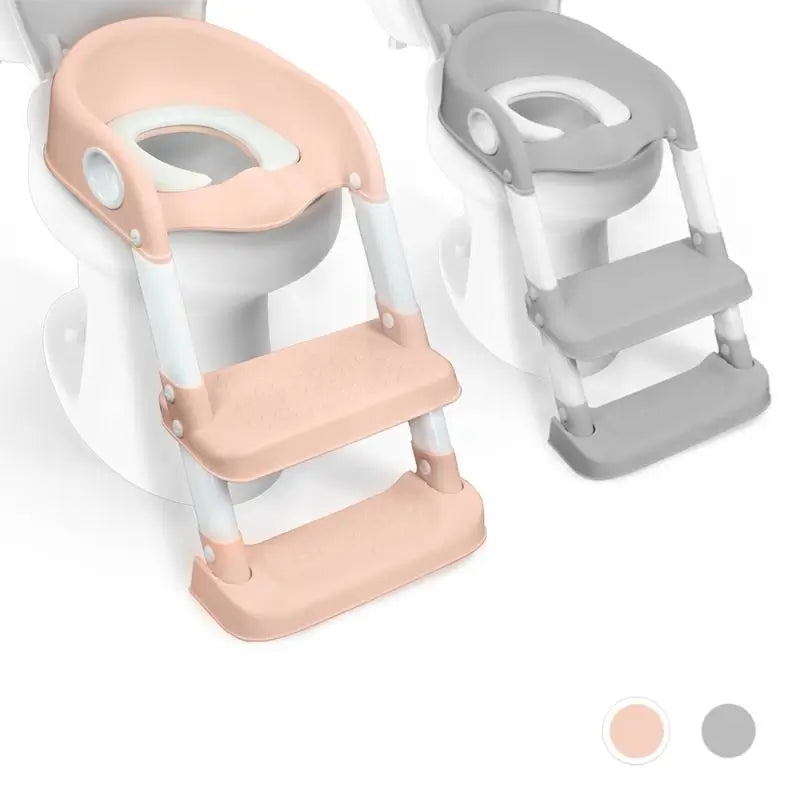 Mobiclinic Lala rose et blanc Siège de toilette pliant pour enfants