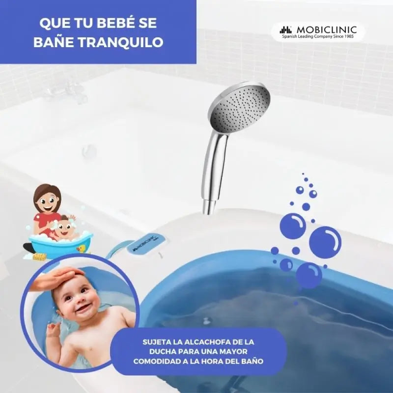 Baignoire pour enfants pliable Mobiclinic Bubba Blue