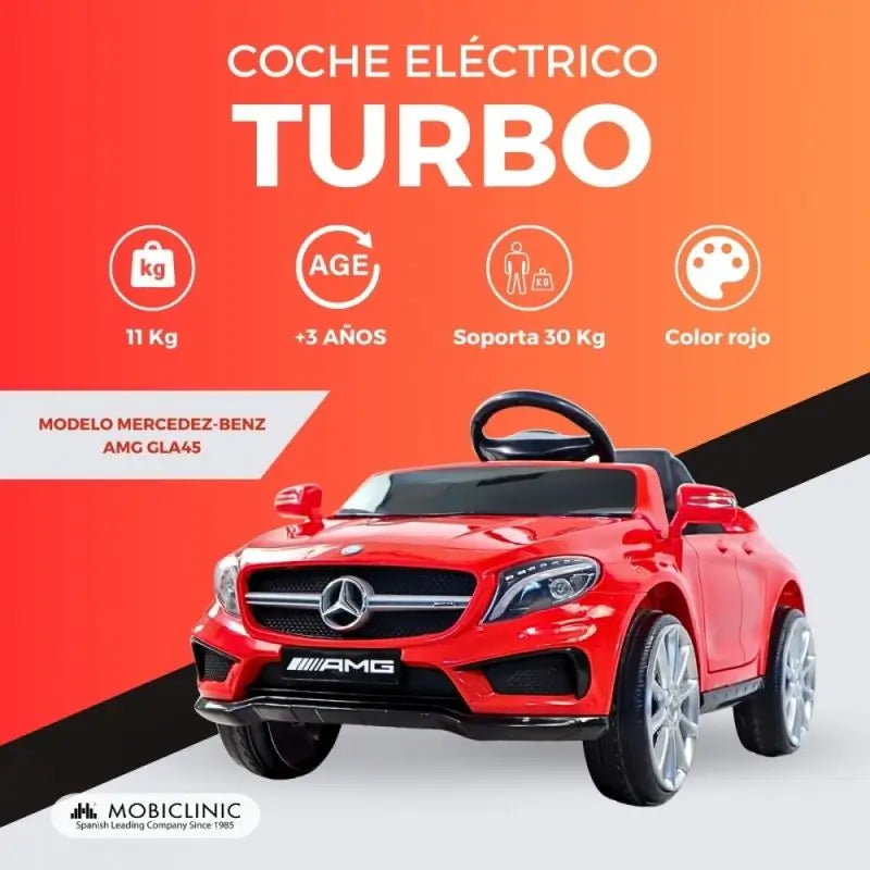 Voiture électrique Mobiclinic Turbo Rouge