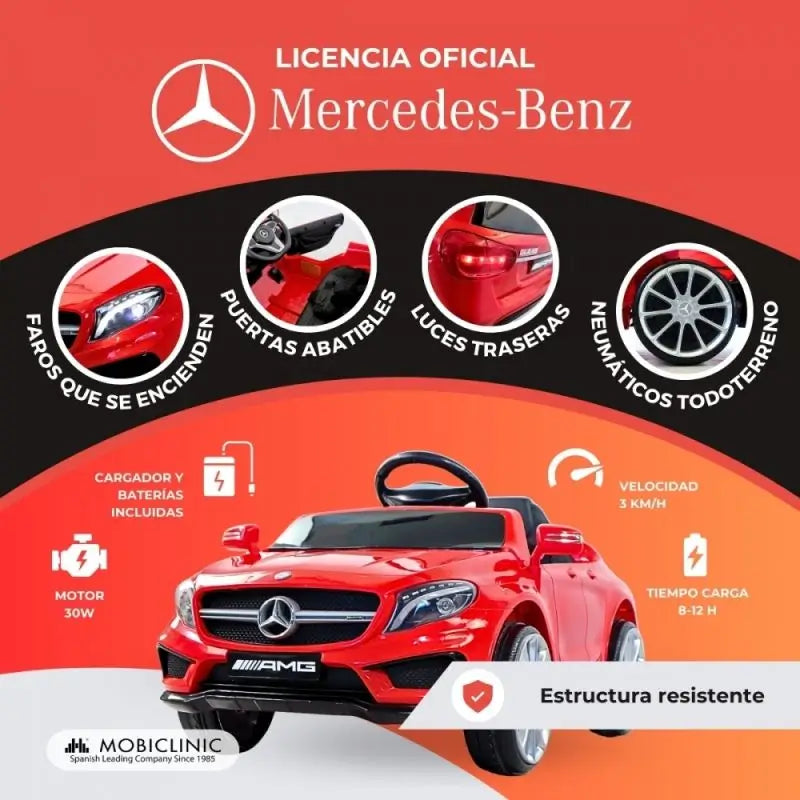 Voiture électrique Mobiclinic Turbo Rouge