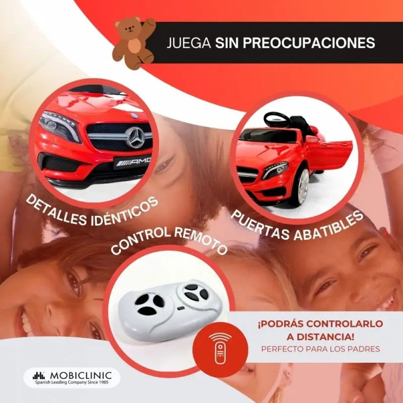 Voiture électrique Mobiclinic Turbo Rouge