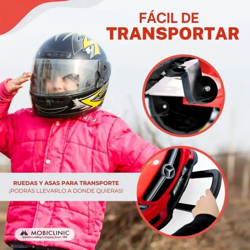 Voiture électrique Mobiclinic Turbo Rouge